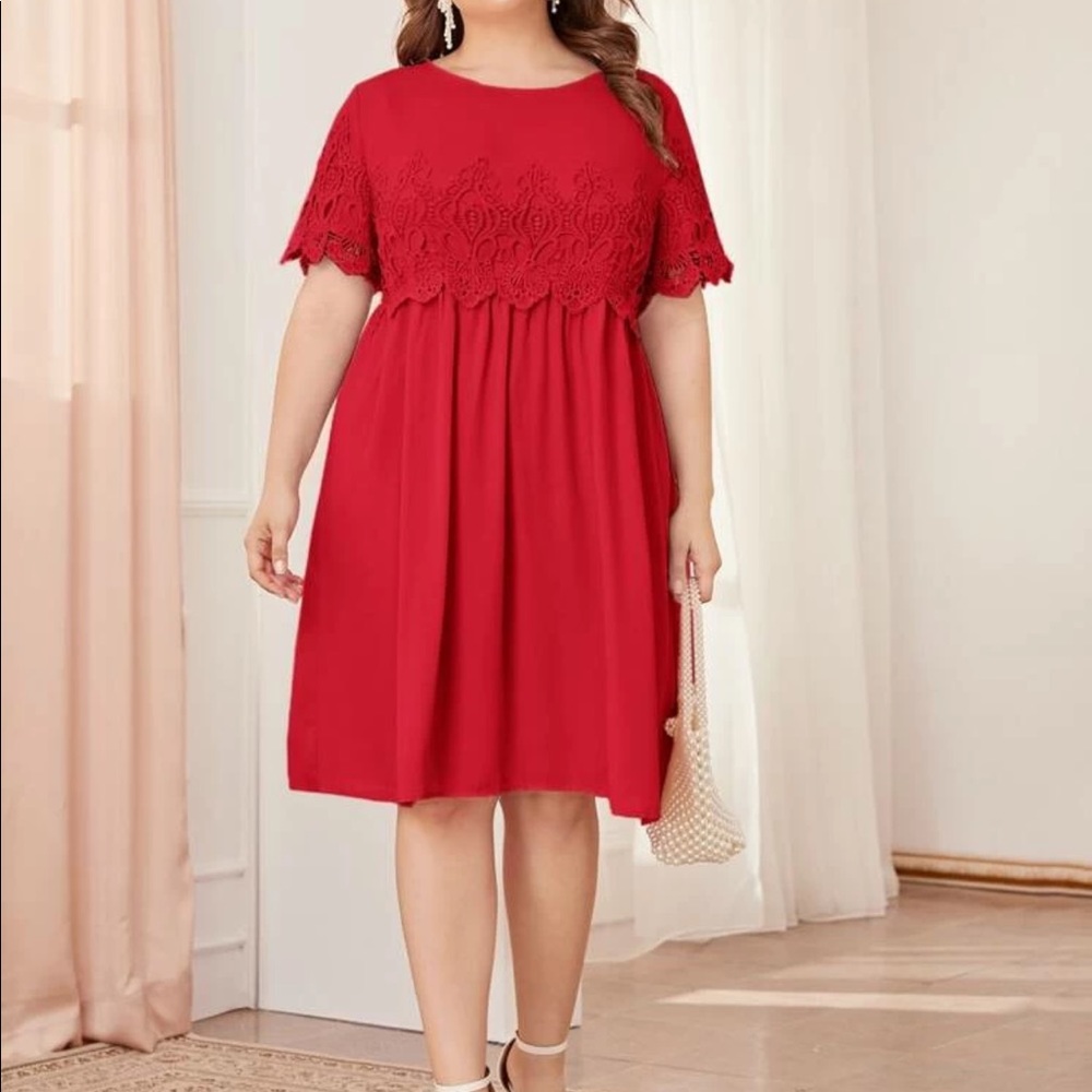 Red dress